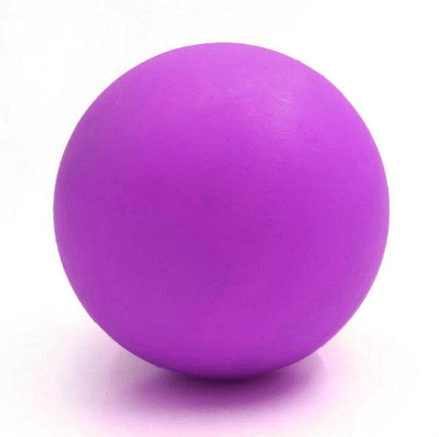 TPE Lacrosse Ball Fitness Relieve Gym Trigger Point Massage Ball Training Fascia Hockey Ball massage ball