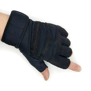 Men Women Gym Gloves with Wrist Wrap Support for Workout Fitness Weight Lifting YA88