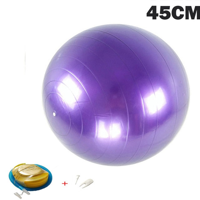 Yoga Balls Pilates Fitness Gym Massager point Balance Fitball Exercise Workout Ball 45/55/65/75/85CM with pump