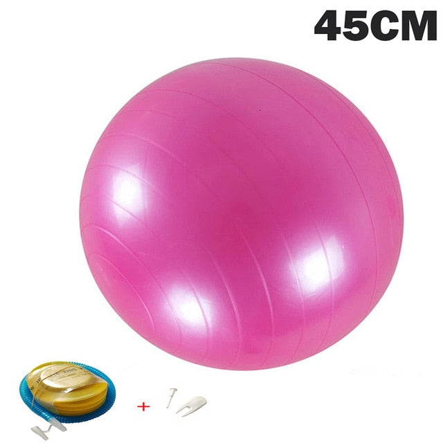Yoga Balls Pilates Fitness Gym Massager point Balance Fitball Exercise Workout Ball 45/55/65/75/85CM with pump