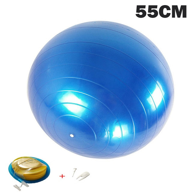 Yoga Balls Pilates Fitness Gym Massager point Balance Fitball Exercise Workout Ball 45/55/65/75/85CM with pump