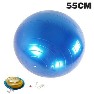 Yoga Balls Pilates Fitness Gym Massager point Balance Fitball Exercise Workout Ball 45/55/65/75/85CM with pump