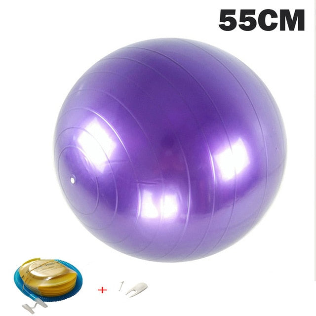 Yoga Balls Pilates Fitness Gym Massager point Balance Fitball Exercise Workout Ball 45/55/65/75/85CM with pump