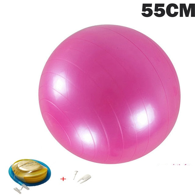 Yoga Balls Pilates Fitness Gym Massager point Balance Fitball Exercise Workout Ball 45/55/65/75/85CM with pump