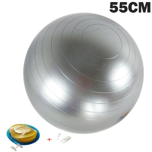 Yoga Balls Pilates Fitness Gym Massager point Balance Fitball Exercise Workout Ball 45/55/65/75/85CM with pump