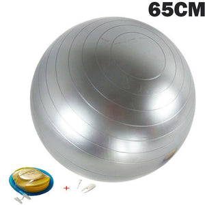 Yoga Balls Pilates Fitness Gym Massager point Balance Fitball Exercise Workout Ball 45/55/65/75/85CM with pump
