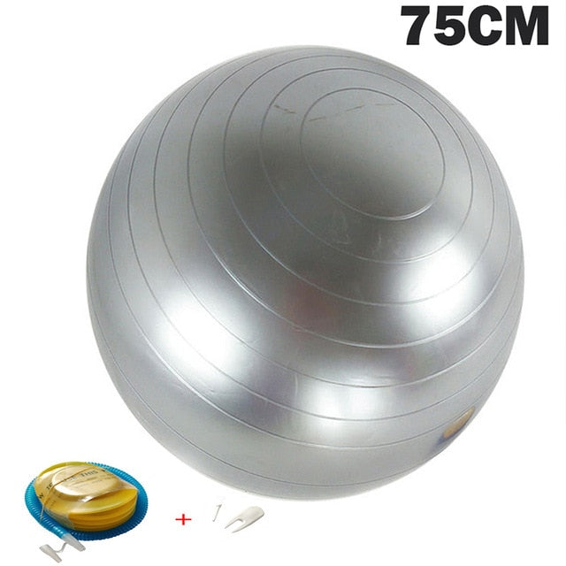 Yoga Balls Pilates Fitness Gym Massager point Balance Fitball Exercise Workout Ball 45/55/65/75/85CM with pump
