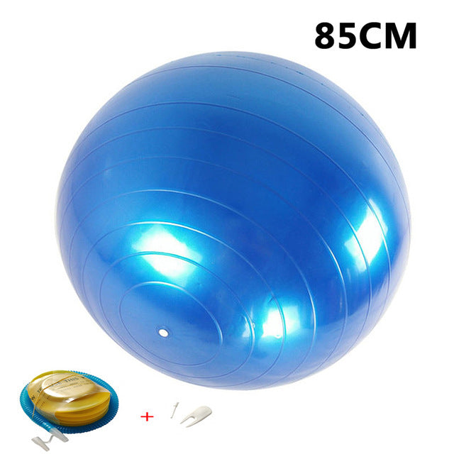 Yoga Balls Pilates Fitness Gym Massager point Balance Fitball Exercise Workout Ball 45/55/65/75/85CM with pump