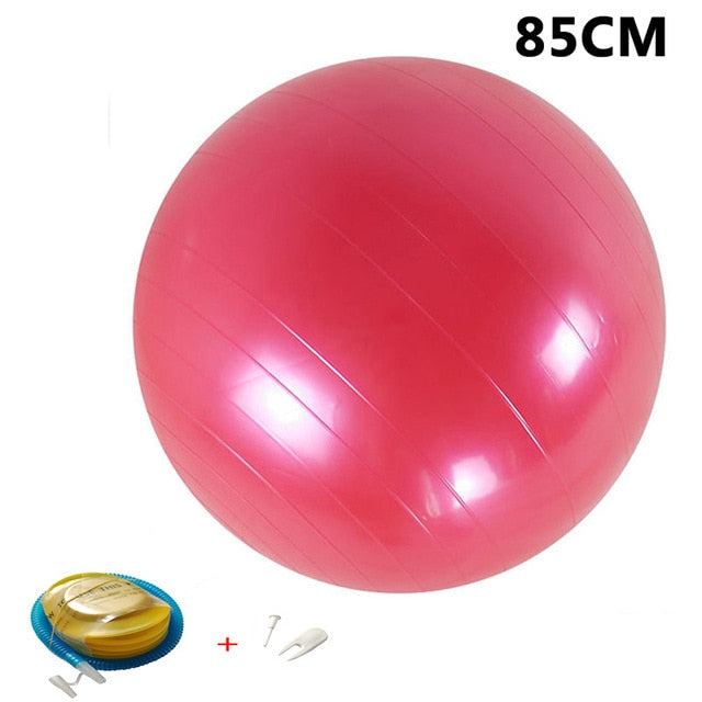 Yoga Balls Pilates Fitness Gym Massager point Balance Fitball Exercise Workout Ball 45/55/65/75/85CM with pump