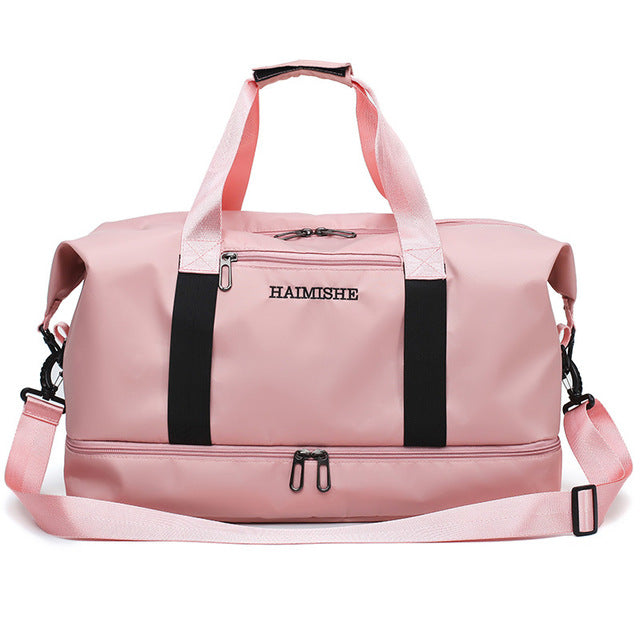 Sports gym fitness dry and wet separation yoga bag travel shoes bag women's shoes shoulder bag sports suitcase