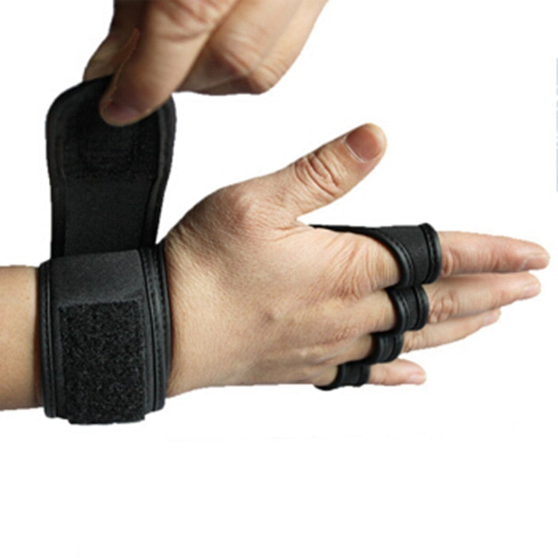New 1 Pair Weight Lifting Fitness Gloves Gym Gloves Women Men Protector Body Building Training Sports Hand Palm Grips Gymnastics