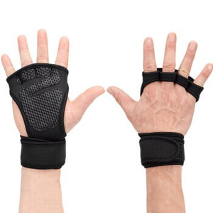 New 1 Pair Weight Lifting Fitness Gloves Gym Gloves Women Men Protector Body Building Training Sports Hand Palm Grips Gymnastics