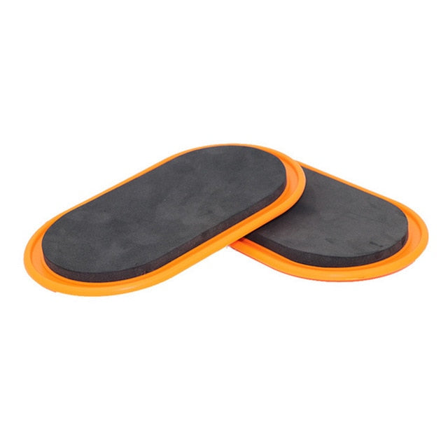 2PCS Gliding Tone Gliding Discs Slider Fitness Disc Exercise Sliding Plate For Yoga Gym Abdominal Core Training