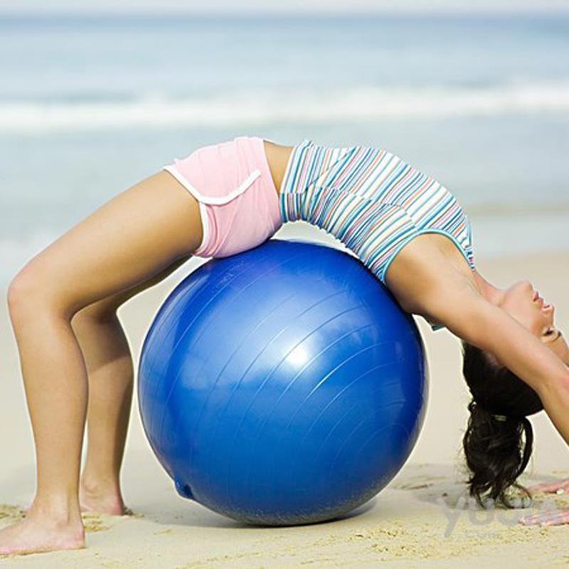 45 cm PVC Workout Fitness Ball Yoga Fit-ball Exercise Balls  Balance Gymnastic Pad Thin Body Yoga Ball VES36 T16 0.5