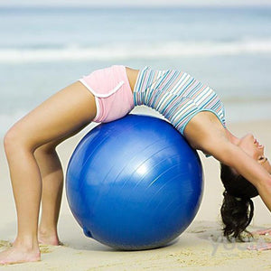 45 cm PVC Workout Fitness Ball Yoga Fit-ball Exercise Balls  Balance Gymnastic Pad Thin Body Yoga Ball VES36 T16 0.5
