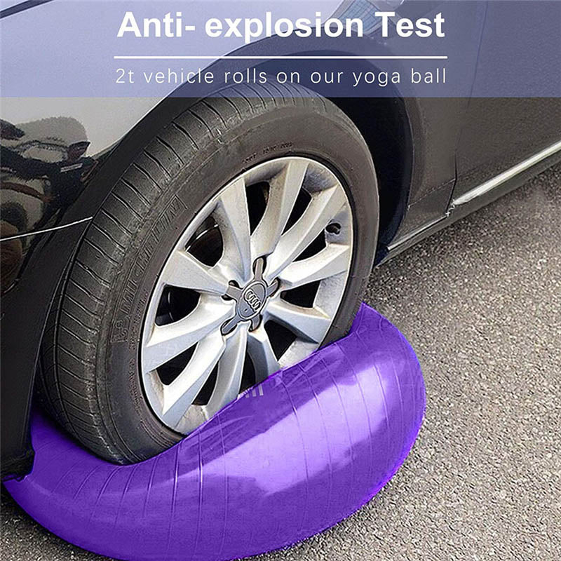 45/55/65/75/85cm Yoga Ball Anti Burst Exercise Aerobic Fitness Stability Exercise Balance Yoga Pilates Workout ENA88