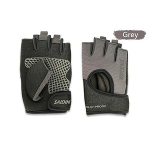 1 Pair Women Half Finger Weight Lifting Gloves Gym Fitness Sport Training Workout Wrist Gloves Weight Lifting Exercise Gloves