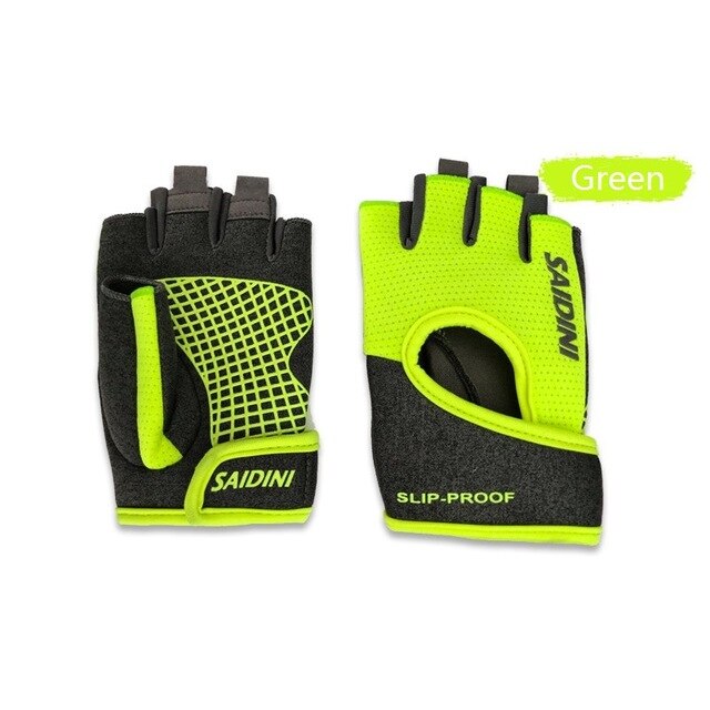 1 Pair Women Half Finger Weight Lifting Gloves Gym Fitness Sport Training Workout Wrist Gloves Weight Lifting Exercise Gloves