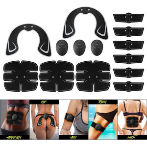 14PCS/Set Integrated Fitness Equipments Muscle Training Gear Hip Buttocks Lifting Smart Muscle ABS Hip Abs Muscle Stimulator Set
