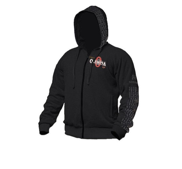 2019 Olympia Men's Gyms Hoodie Fitness Bodybuilding Sweatshirt Men's Fitness Jacket High Quality Cotton Hoodie Clothing