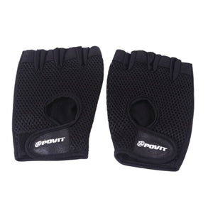 POVIT 1Pair Body Building Fitness Gloves Sports Training Weightlifting Gloves For Women/Men Crossfit Dumbbell Exercise Gym Glove