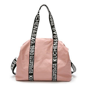 2018 Stylish Outdoor Waterproof Nylon Sports Gym Bags Men Women Girls Training Fitness Travel Handbag Yoga Mat Bag Sac Sport