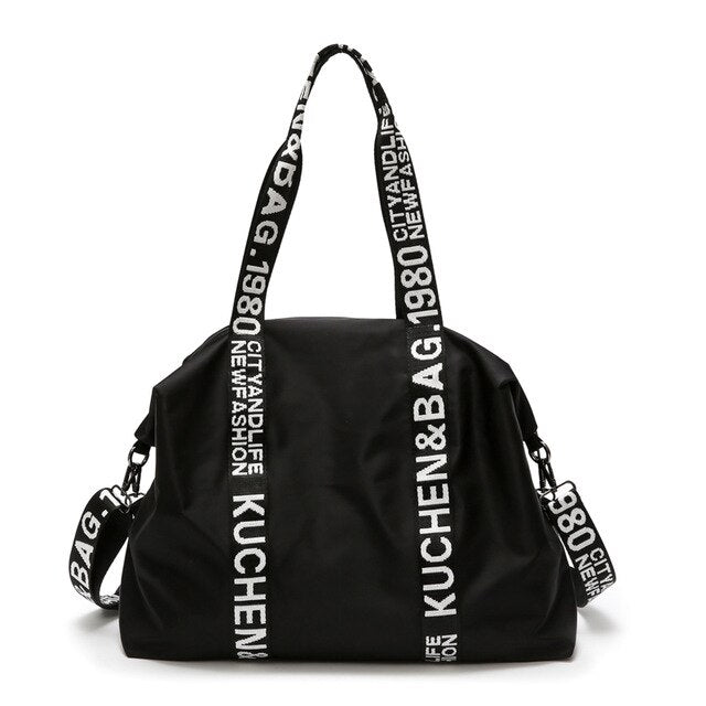 2018 Stylish Outdoor Waterproof Nylon Sports Gym Bags Men Women Girls Training Fitness Travel Handbag Yoga Mat Bag Sac Sport