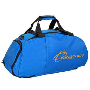 Bucbon Three-use Sports Bag Portable Shoulder Backpack Shoes Storage Men Women Training Fitness Gym Bag Travel Bagpack HAB071